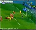 Украина-Андорра-5:0. Голевой момент, Шевченко (перекладина)