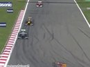 Formula 1. Turkey 2011 Шумахер разбил машину о болид Петрова