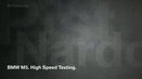 New BMW M5 high-speed testing